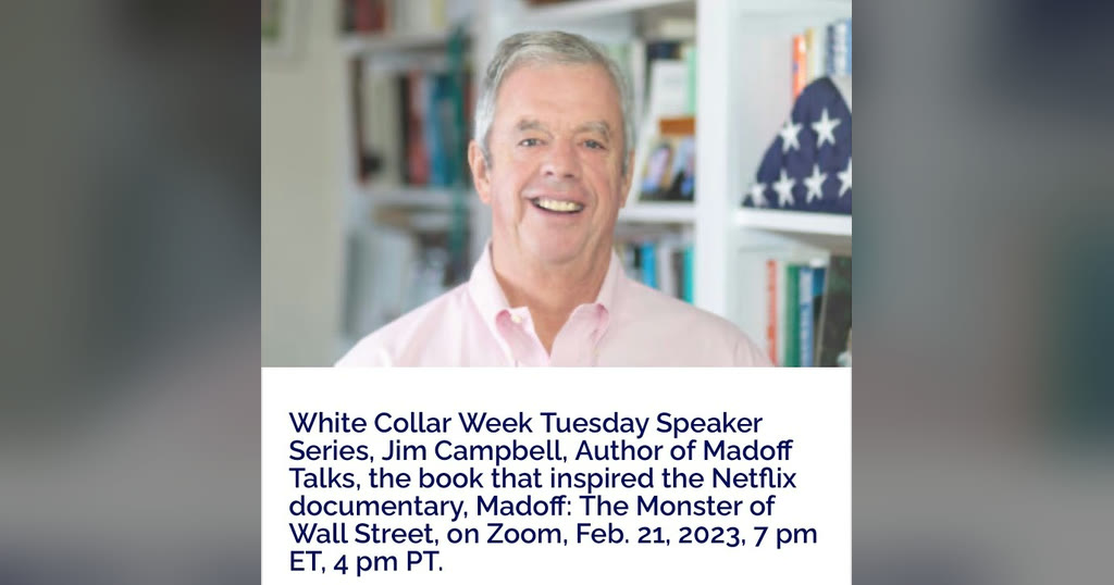 Jim Campbell: Author of Madoff Talks